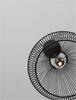 NOVA LUCE závěsné svítidlo BREDO černý hliník černý kabel E27 1x12W 230V IP20 bez žárovky 9586510