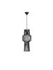 NOVA LUCE závěsné svítidlo BREDO černý hliník černý kabel E27 1x12W 230V IP20 bez žárovky 9586511