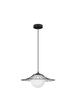 NOVA LUCE závěsné svítidlo FLY matný černý kov E27 1x12W 230V IP20 bez žárovky 9620126