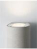 NOVA LUCE venkovní nástěnné svítidlo LIDO bílý pískovec skleněný difuzor GU10 2x7W IP65 100-240V bez žárovky světlo nahoru a dolů 9790521