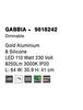 NOVA LUCE stropní svítidlo GABBIA zlatý hliník a silikon LED 110W 230V 3000K IP20 stmívatelné 9818242