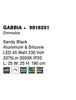NOVA LUCE závěsné svítidlo GABBIA černý hliník a silikon LED 45W 230V 3000K IP20 stmívatelné 9818251