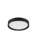 NOVA LUCE stropní svítidlo LUTON černý hliník matný bílý akrylový difuzor LED 47W 230V 3000K IP20 9818452