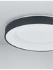 NOVA LUCE stropní svítidlo RANDO SMART černý hliník a akryl LED 50W 230V 3000K - 4000K IP20 Tuya stmívatelné 9853042