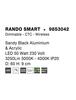 NOVA LUCE stropní svítidlo RANDO SMART černý hliník a akryl LED 50W 230V 3000K - 4000K IP20 Tuya stmívatelné 9853042
