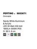 NOVA LUCE stropní svítidlo PERTINO černý hliník a akryl LED 30W 230V 3000K IP20 stmívatelné 9853671