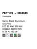 NOVA LUCE závěsné svítidlo PERTINO černý hliník a akryl LED 60W 230V 3000K IP20 stmívatelné 9853686