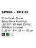 NOVA LUCE stojací lampa SAVONA černý hliník E27 1x12W 230V IP20 bez žárovky 9919153