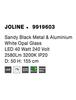 NOVA LUCE závěsné svítidlo JOLINE černý kov a hliník bílé opálové sklo LED 40W 240V 3200K IP20 9919603