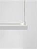 NOVA LUCE závěsné svítidlo ETERNA bílý hliník a akryl LED 30W 230V 3000K IP20 stmívatelné 9990735