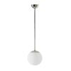 OSMONT ADR60027 ADRIA P1 závěsné skleněné svítidlo nerez leštěná / bílá IP40 3000 K 8W LED
