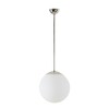 OSMONT ADR60057 ADRIA P2 závěsné skleněné svítidlo nerez leštěná / bílá IP40 3000 K 20W LED