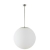 OSMONT ADR60217 ADRIA P5 závěsné skleněné svítidlo nerez leštěná / bílá IP40 3000 K 48W LED
