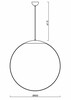 OSMONT ADR60217 ADRIA P5 závěsné skleněné svítidlo nerez leštěná / bílá IP40 3000 K 48W LED