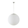 OSMONT ADR60372 ADRIA S5 závěsné skleněné svítidlo nerez broušená / bílá IP40 3000 K 48W LED