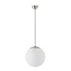 OSMONT ADR60565 ADRIA P2 závěsné skleněné svítidlo nerez broušená / bílá IP40 4000 K 20W LED
