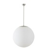 OSMONT ADR60725 ADRIA P5 závěsné skleněné svítidlo nerez broušená / bílá IP40 4000 K 48W LED