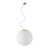 OSMONT ADR60772 ADRIA L3 závěsné skleněné svítidlo mosaz leštěná / bílá IP40 4000 K 27W LED DALI
