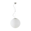 OSMONT ADR60782 ADRIA L3 závěsné skleněné svítidlo nerez broušená / bílá IP40 4000 K 27W LED