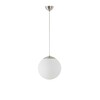 OSMONT ADR60840 ADRIA S2 závěsné skleněné svítidlo nerez broušená / bílá IP40 4000 K 20W LED