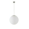 OSMONT ADR60848 ADRIA S3 závěsné skleněné svítidlo nerez leštěná / bílá IP40 4000 K 27W LED