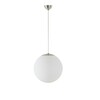 OSMONT ADR60851 ADRIA S3 závěsné skleněné svítidlo nerez broušená / bílá IP40 4000 K 27W LED