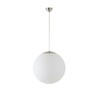 OSMONT ADR60863 ADRIA S4 závěsné skleněné svítidlo nerez broušená / bílá IP40 4000 K 41W LED