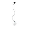 OSMONT ADR61320 ADRIA L1 závěsné skleněné svítidlo černá / bílá IP40 3000 K 8W LED