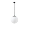 OSMONT ADR61341 ADRIA S2 závěsné skleněné svítidlo černá / bílá IP40 3000 K 20W LED