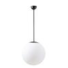OSMONT ADR61787 ADRIA P3 závěsné skleněné svítidlo černá / bílá IP40 4000 K 27W LED