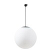OSMONT ADR61813 ADRIA P5 závěsné skleněné svítidlo černá / bílá IP40 4000 K 48W LED