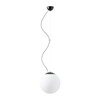 OSMONT ADR61822 ADRIA L2 závěsné skleněné svítidlo černá / bílá IP40 4000 K 20W LED