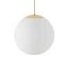 OSMONT ADR62024 ADRIA P3 HP závěsné skleněné svítidlo mosaz leštěná / bílá IP40 3000 K 52W LED