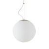 OSMONT ADR62166 ADRIA L3 HP závěsné skleněné svítidlo nerez broušená / bílá IP40 3000 K 52W LED