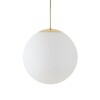 OSMONT ADR62579 ADRIA P4 HP závěsné skleněné svítidlo mosaz leštěná / bílá IP40 4000 K 59W LED DALI