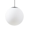 OSMONT ADR62612 ADRIA P5 HP závěsné skleněné svítidlo černá / bílá IP40 4000 K 65W LED