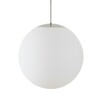 OSMONT ADR62633 ADRIA P5 HP závěsné skleněné svítidlo nerez leštěná / bílá IP40 4000 K 65W LED