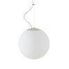 OSMONT ADR62662 ADRIA L3 HP závěsné skleněné svítidlo nerez leštěná / bílá IP40 4000 K 52W LED