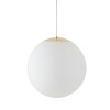 OSMONT ADR62725 ADRIA S4 HP závěsné skleněné svítidlo mosaz leštěná / bílá IP40 4000 K 59W LED DALI