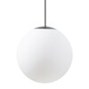 OSMONT ADR62732 ADRIA S5 HP závěsné skleněné svítidlo černá / bílá IP40 4000 K 65W LED