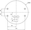 OSMONT APU67597 APUS 3 stropní/nástěnné skleněné svítidlo bílá IP44 4000 K 7W LED
