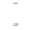 OSMONT ARA67421 ARAKIS LE2 závěsné skleněné svítidlo stříbrná / bílá IP40 3000 K 13W LED
