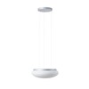 OSMONT ARA67490 ARAKIS LE3 závěsné skleněné svítidlo stříbrná / bílá IP40 3000 K 24W LED