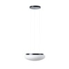 OSMONT ARA67996 ARAKIS LE3 závěsné skleněné svítidlo černá / bílá IP40 4000 K 34W LED