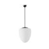 OSMONT AST52957 ASTRA P závěsné skleněné svítidlo černá / bílá IP40 40W E27