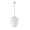 OSMONT AST60413 ASTRA P závěsné skleněné svítidlo nerez broušená / bílá IP40 3000 K 27W LED
