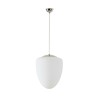 OSMONT AST60440 ASTRA S závěsné skleněné svítidlo nerez leštěná / bílá IP40 3000 K 27W LED