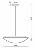 OSMONT AUR60990 AURA P5 závěsné skleněné svítidlo bílá IP40 4000 K 24W LED
