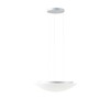 OSMONT AUR67943 AURA LE9 závěsné skleněné svítidlo stříbrná / bílá IP40 4000 K 48W LED