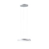 OSMONT COR72304 CORVUS LE1 závěsné plastové svítidlo stříbrná / bílá IP40 3000 K 25W LED